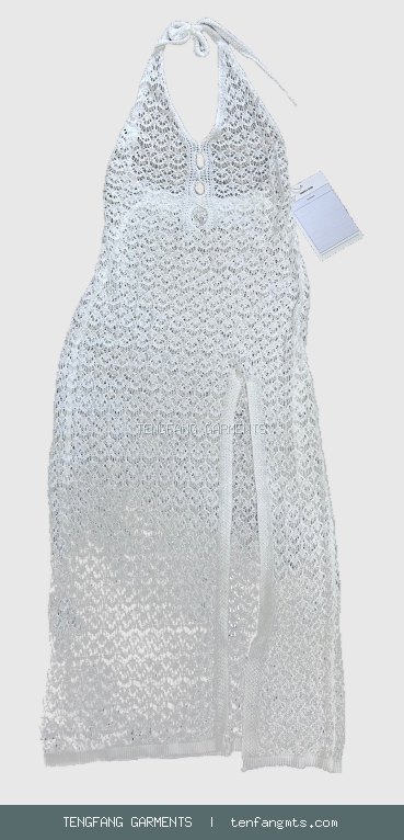 Crochet halter cover-up
