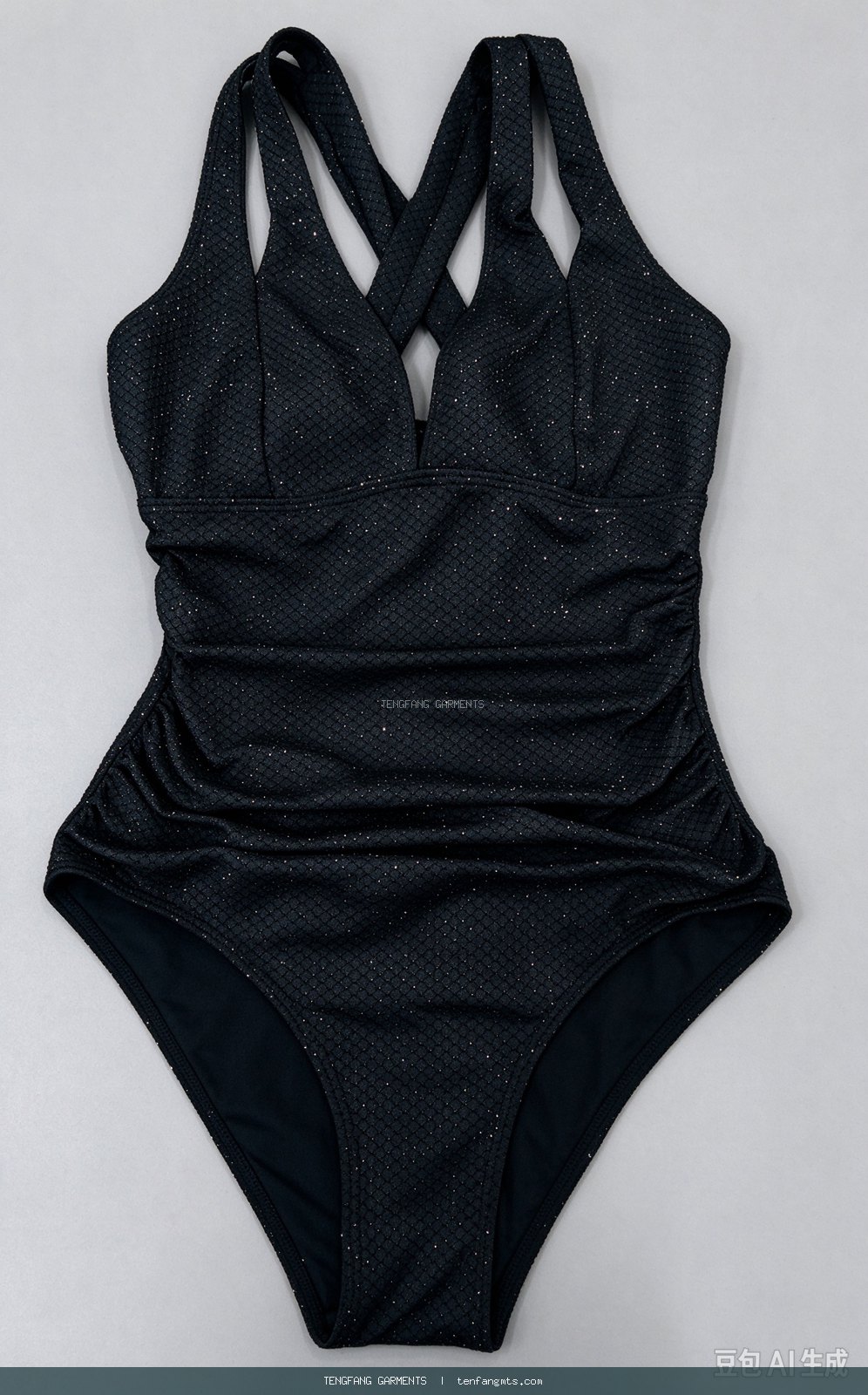 Cross-back one-piece