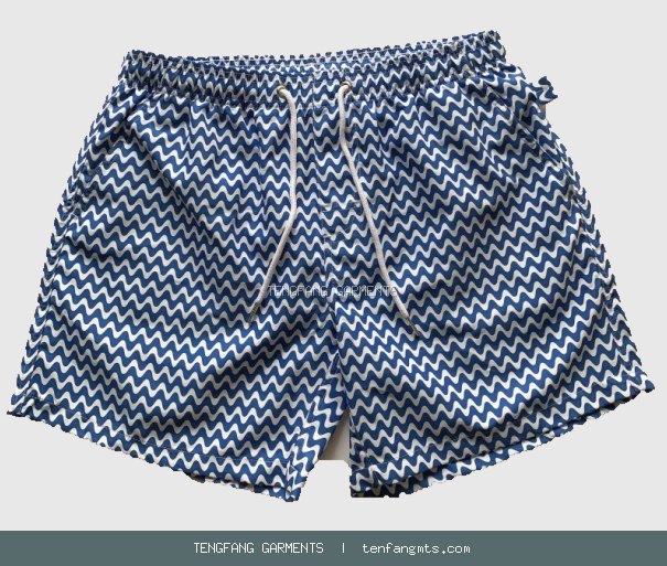 Zigzag beach shorts